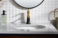Single-handle bathroom sink faucet, 1.2 gpm