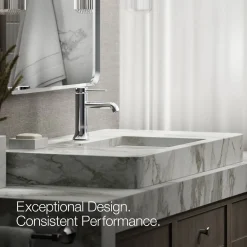 Single-handle bathroom sink faucet, 1.2 gpm