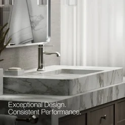 Single-handle bathroom sink faucet, 1.2 gpm