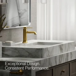 Single-handle bathroom sink faucet, 1.2 gpm