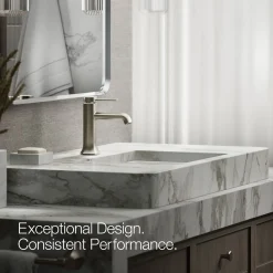 Single-handle bathroom sink faucet, 1.2 gpm