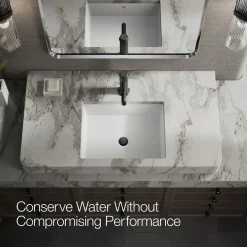 Single-handle bathroom sink faucet, 1.2 gpm