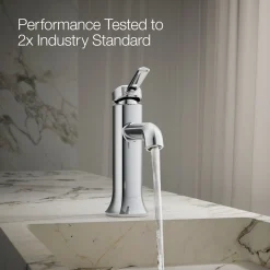 Single-handle bathroom sink faucet, 1.2 gpm