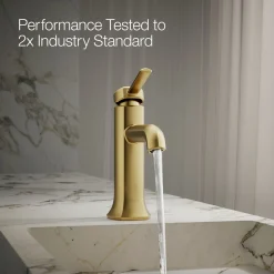 Single-handle bathroom sink faucet, 1.2 gpm