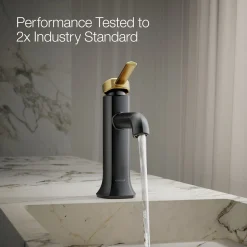Single-handle bathroom sink faucet, 1.2 gpm