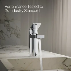 Single-handle bathroom sink faucet, 1.0 gpm