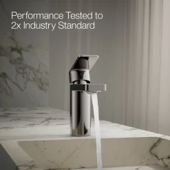 Single-handle bathroom sink faucet, 1.0 gpm