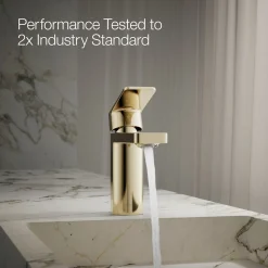 Single-handle bathroom sink faucet, 1.0 gpm