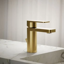 Single-handle bathroom sink faucet, 1.0 gpm