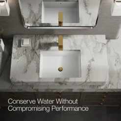 Single-handle bathroom sink faucet, 1.2 gpm