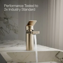 Single-handle bathroom sink faucet, 1.2 gpm