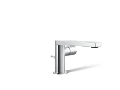Single-handle bathroom sink faucet with Cylindrical handle, 1.2 gpm