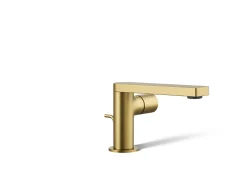 Single-handle bathroom sink faucet with Cylindrical handle, 1.2 gpm