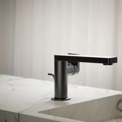 Single-handle bathroom sink faucet with Lever handle, 1.2 gpm