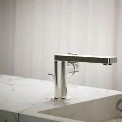 Single-handle bathroom sink faucet with Lever handle, 1.2 gpm