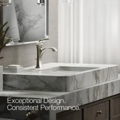 Single-handle bathroom sink faucet, 1.2 gpm