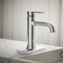 Single-handle bathroom sink faucet, 1.2 gpm
