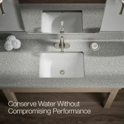 Single-handle bathroom sink faucet, 1.2 gpm