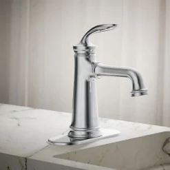 Single-handle bathroom sink faucet, 1.2 gpm
