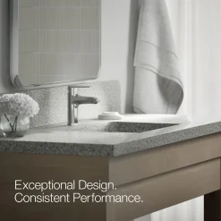 Single-handle bathroom sink faucet, 1.2 gpm