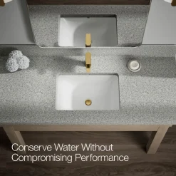 Single-handle bathroom sink faucet, 1.2 gpm