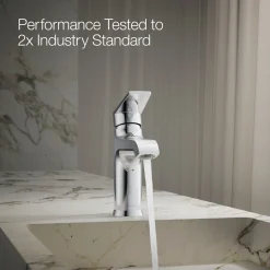 Single-handle bathroom sink faucet, 1.2 gpm