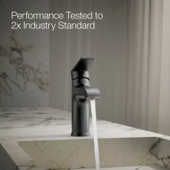 Single-handle bathroom sink faucet, 1.2 gpm