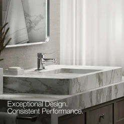 Single-handle bathroom sink faucet, 1.2 gpm