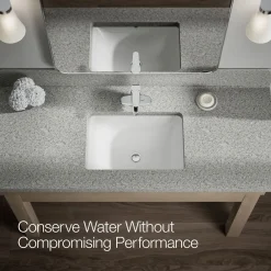 Single-handle bathroom sink faucet, 1.2 gpm