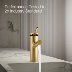 Single-handle bathroom sink faucet, 1.2 gpm