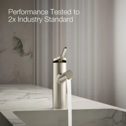 Single-handle bathroom sink faucet, 1.2 gpm