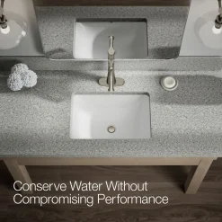 Single-handle bathroom sink faucet, 1.2 gpm