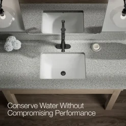 Single-handle bathroom sink faucet, 1.2 gpm