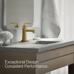 Single-handle bathroom sink faucet, 1.2 gpm