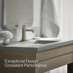 Single-handle bathroom sink faucet, 1.2 gpm
