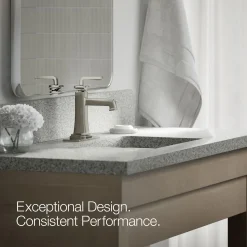 Single-handle bathroom sink faucet, 1.2 gpm
