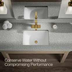 Single-handle bathroom sink faucet, 1.2 gpm
