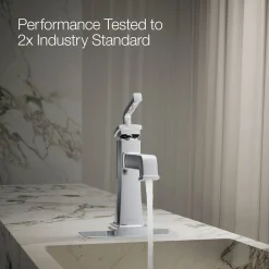 Single-handle bathroom sink faucet, 1.2 gpm