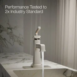 Single-handle bathroom sink faucet, 1.2 gpm