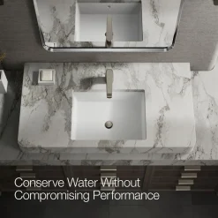 Single-handle bathroom sink faucet, 1.2 gpm