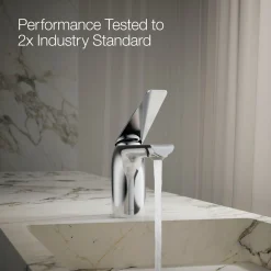 Single-handle bathroom sink faucet, 1.2 gpm