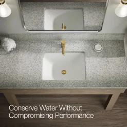 Single-handle bathroom sink faucet, 1.2 gpm