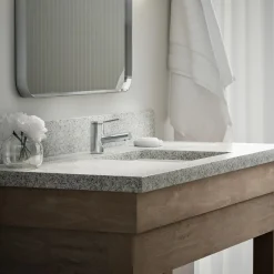 Single-handle bathroom sink faucet, 1.2 gpm