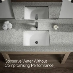 Single-handle bathroom sink faucet, 1.2 gpm