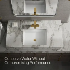Single-handle bathroom sink faucet, 1.2 gpm