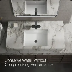 Single-handle bathroom sink faucet, 1.2 gpm