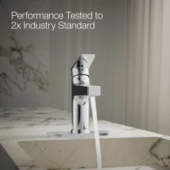 Single-handle bathroom sink faucet, 1.2 gpm