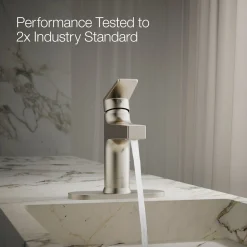 Single-handle bathroom sink faucet, 1.2 gpm