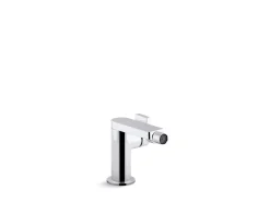 Single-handle bidet faucet with lever handle