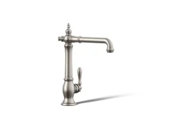 Single-handle kitchen sink faucet
